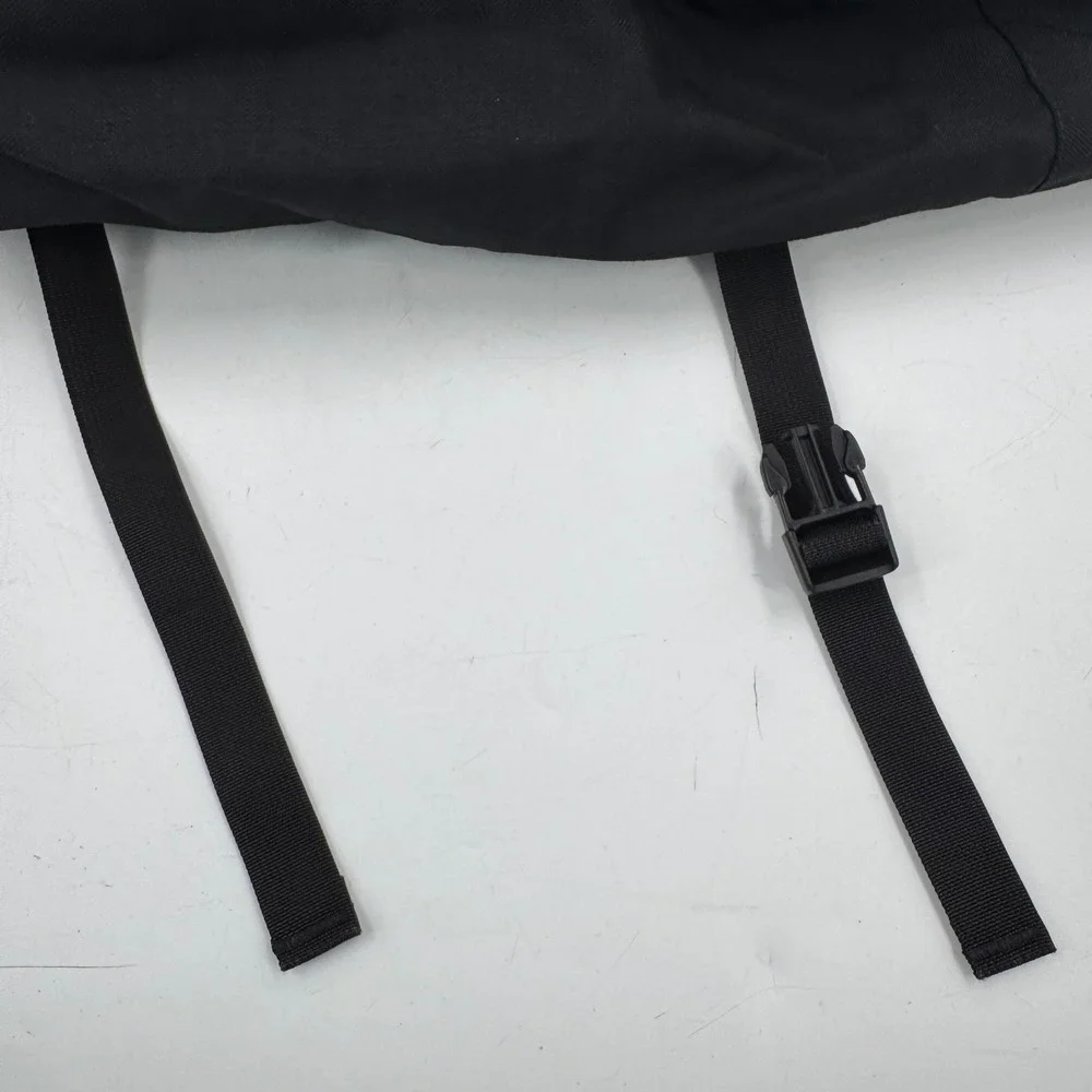 Vintage 70's The North Face Black Canvas‎ Duffel Bag Travel Made in USA